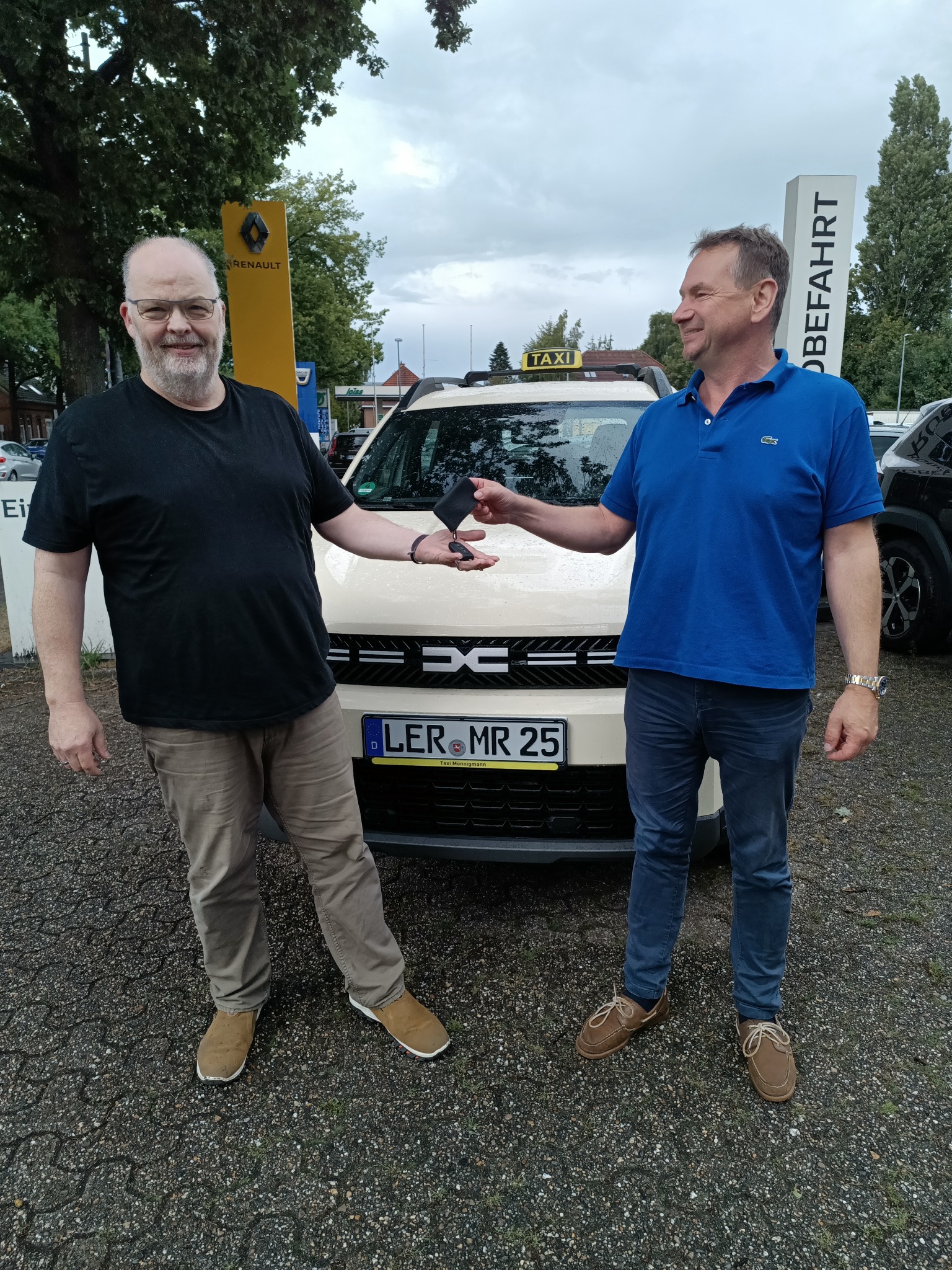 Neuer Dacia Bigster für Taxi Mönnigmann